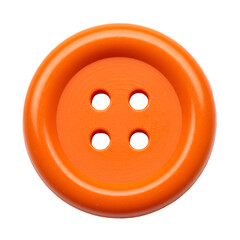 Isolated Orange Button