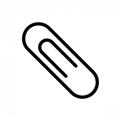 Obraz premium Office Supply Paperclip Icon