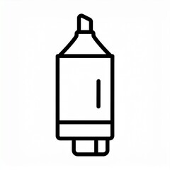 Fototapeta premium Line Art Whiteboard Marker for Presentations