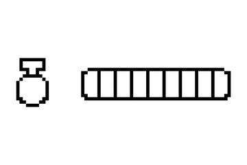 Pixel Game UI Element that Enhance Interactive Design Experiences
