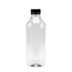 Isolated Photo Realistic Clear Empty Plastic Bottle