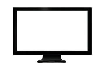 Black monitor, blank screen,  digital display