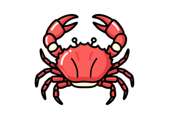 Cartoon crab illustration