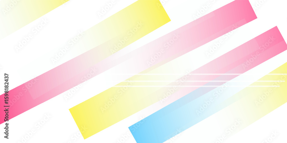 Poster 3d colorful geometric abstract background overlap layer on bright space with diagonal shapes decorat