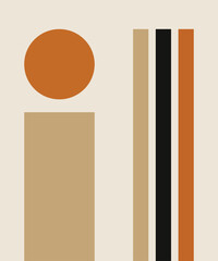 Abstract geometric minimalsm design vector