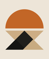 Abstract geometric minimalsm design vector