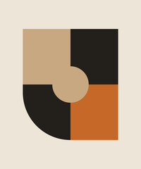 Abstract geometric minimalsm design vector