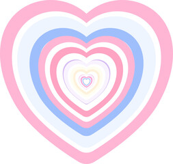 Colorful Heart Cute Decoration
