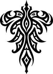 Obraz premium Tribal Phoenix and Celtic Knot Symbol Set