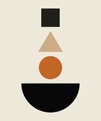 Abstract geometric minimalsm design vector