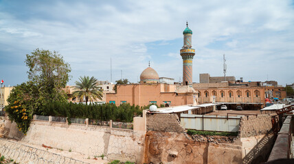 Historic Baghdad skyline showcasing traditional architecture and a vibrant culture