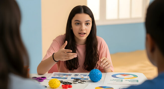 Engaging Young Minds: High School Students Collaborating on Data Science Project - Powered by Adobe