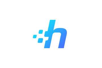 Letter H logo icon design template elements