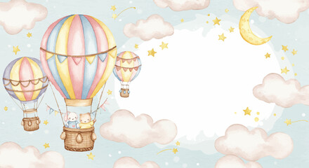 baby shower Hot Air Balloon Adventure