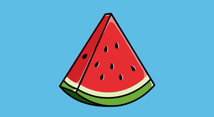 watermelon vector illustration