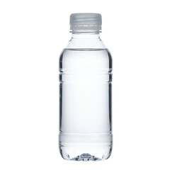 Fototapeta premium Isolated Photo Realistic Clear Water Bottle With White Cap