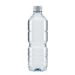 Fototapeta premium Isolated Plastic Water Bottle on Transparent Background