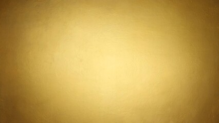 Fototapeta premium Abstract textured background with a warm golden yellow gradient and subtle vignette effect creating a soft luminous glow