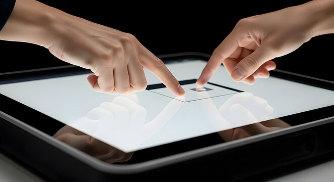 Interactive Interface With Touchscreen Technology For Modern Collaboration Meeting