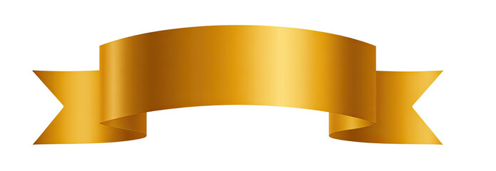 Gold ribbon banner (5)