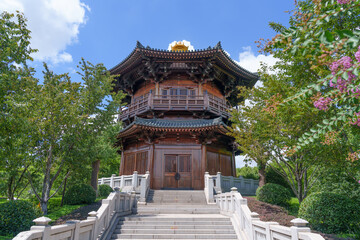 Ancient buildings of Baoshan Temple in Shanghai