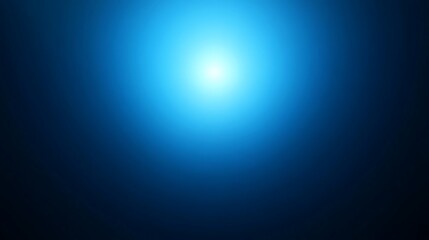 Abstract Blue Light Gradient Background for Technology and Space Concepts