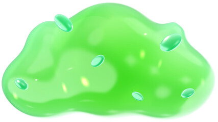 Bush cute and colorful 3D illustration