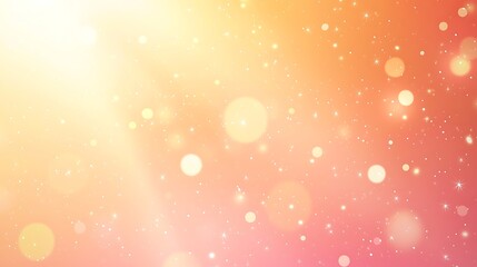Sparkling Light Background with Shimmering Bokeh and Glowing Particles Effect