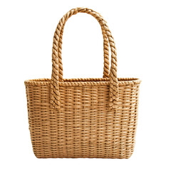 Chic Straw Tote Bag with Exquisite Woven Details