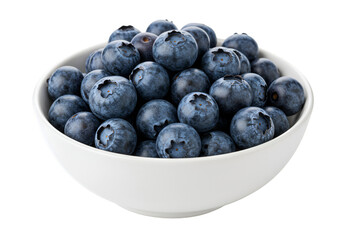 Photo of Fresh Blueberries in a White Bowl