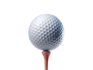 golf ball on tee png image on transparent background