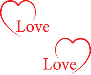 set of vector hearts, set of hearts, set of red hearts, heart, love, valentine, hearts, shape