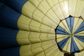 Intérieur de montgolfière