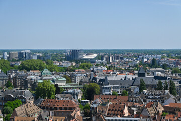 Blick vom Straßburger Münster-Turm