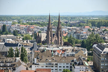 Blick vom Straßburger Münster-Turm
