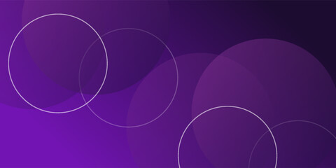 Purple circle overlap modern abstract background for template design, banner, poster, wallpaper. vector illustration. eps10