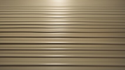 Obraz premium Close-up of metallic or plastic horizontal ridges or grooves with light reflections. Architectural or industrial surface details. Textured pattern design element.