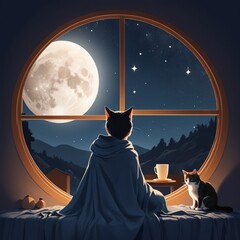 cat on the roof