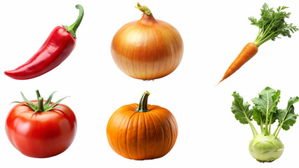 Fresh Vegetable Vector Sheet – Healthy Food Illustration Pack
