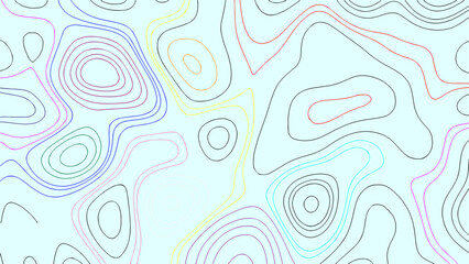 vector illustration design of a topographic background 