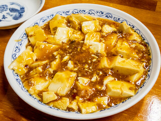 街中華の麻婆豆腐　中華料理　日本