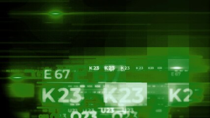 Digital data stream abstract green grid background - Powered by Adobe