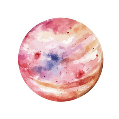 watercolor illustration of Venus clipart isolated