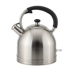 Realistic Photo of a Stainless Steel Kettle