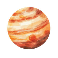 watercolor illustration of Venus clipart isolated