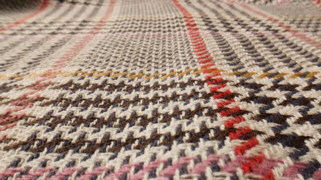 An Elegant Houndstooth Pattern Textile Background that is perfect for Fashion Applications