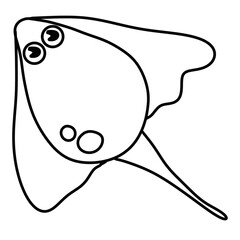 Discover these adorable golden sea animals in a cozy hand-drawn line art style. Perfect for printable wall art, stickers, planner decorations