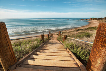 Boardwalk on the beach