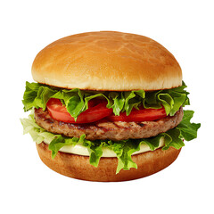 Classic Hamburger with Fresh Ingredients