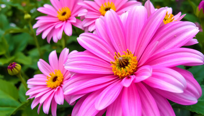 Vibrant Garden Flowers in Spring 